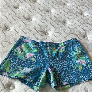 Lily Pulitzer Floral Blue Women's Shorts